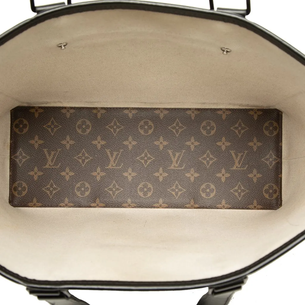 Louis Vuitton Monogram Macassar Weekend Tote PM Brown Canvas Good - Model View