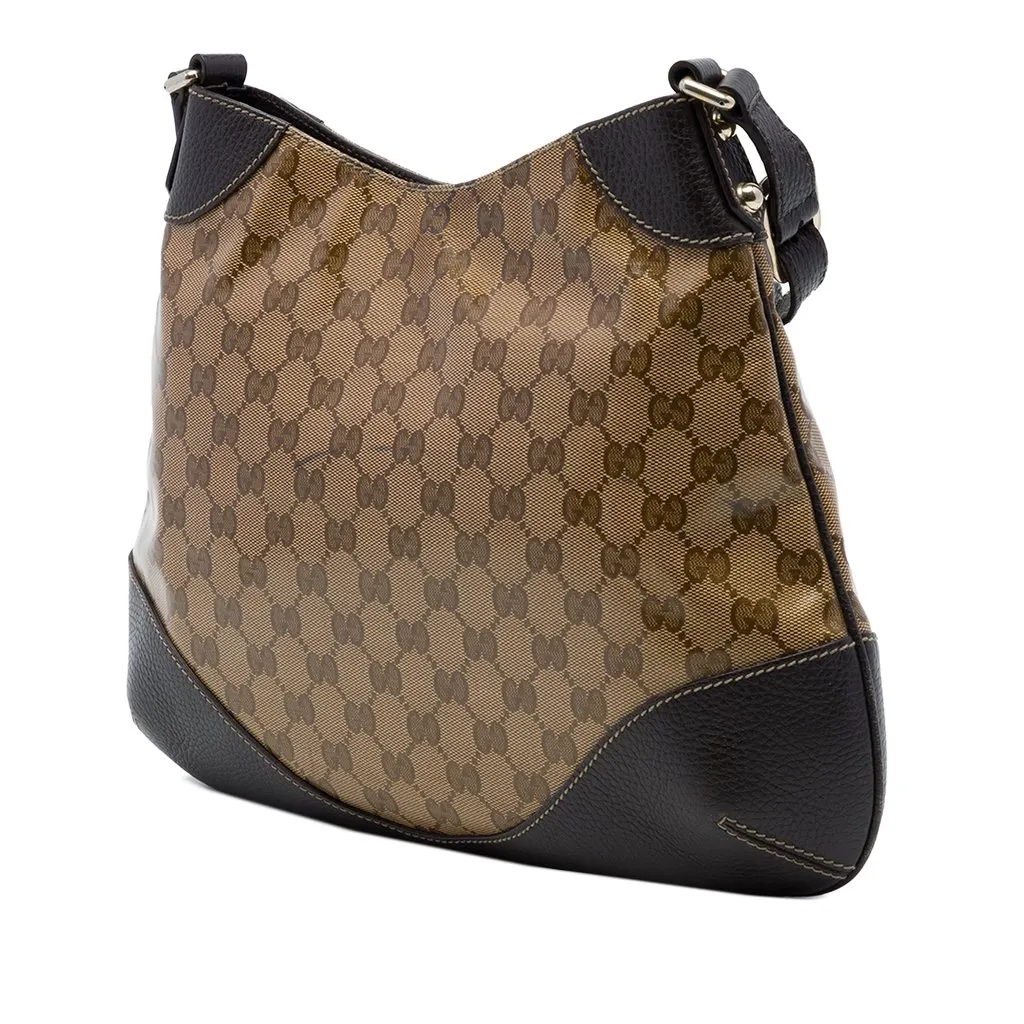 Gucci GG Crystal Hobo Brown Very good - Back View