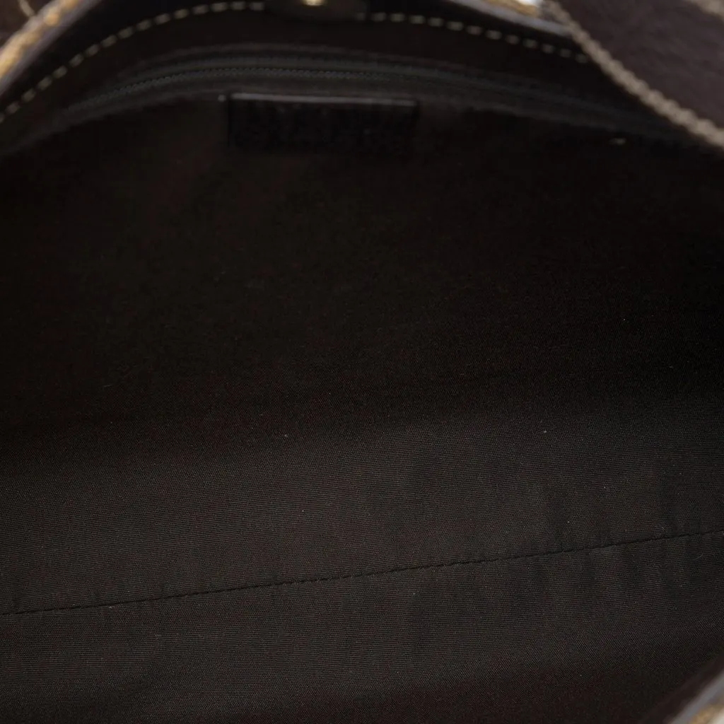 Gucci GG Crystal Hobo Brown Very good - Model View