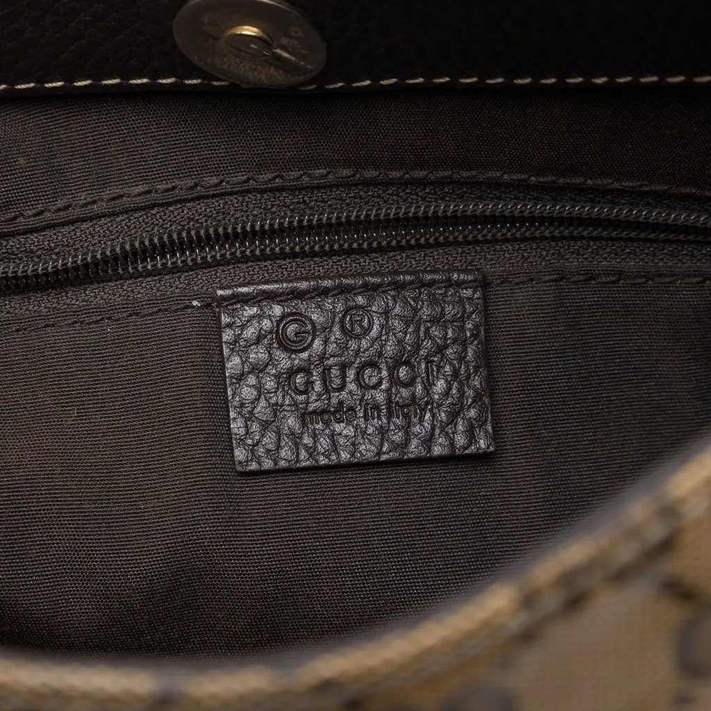 Gucci GG Crystal Hobo Brown Very good - Box View