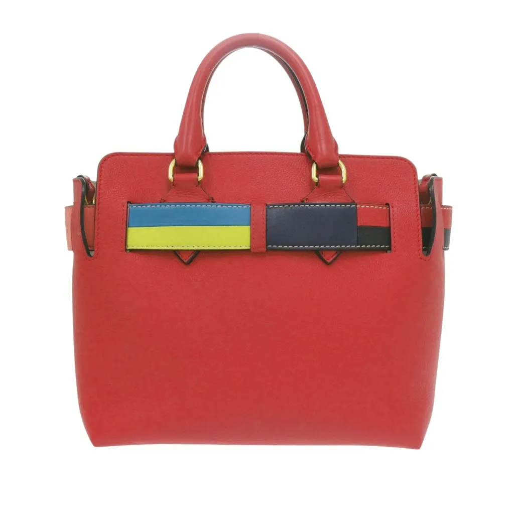 Burberry Small Leather Marais Multicolor Belt Bag Red Leather Very good - Back View