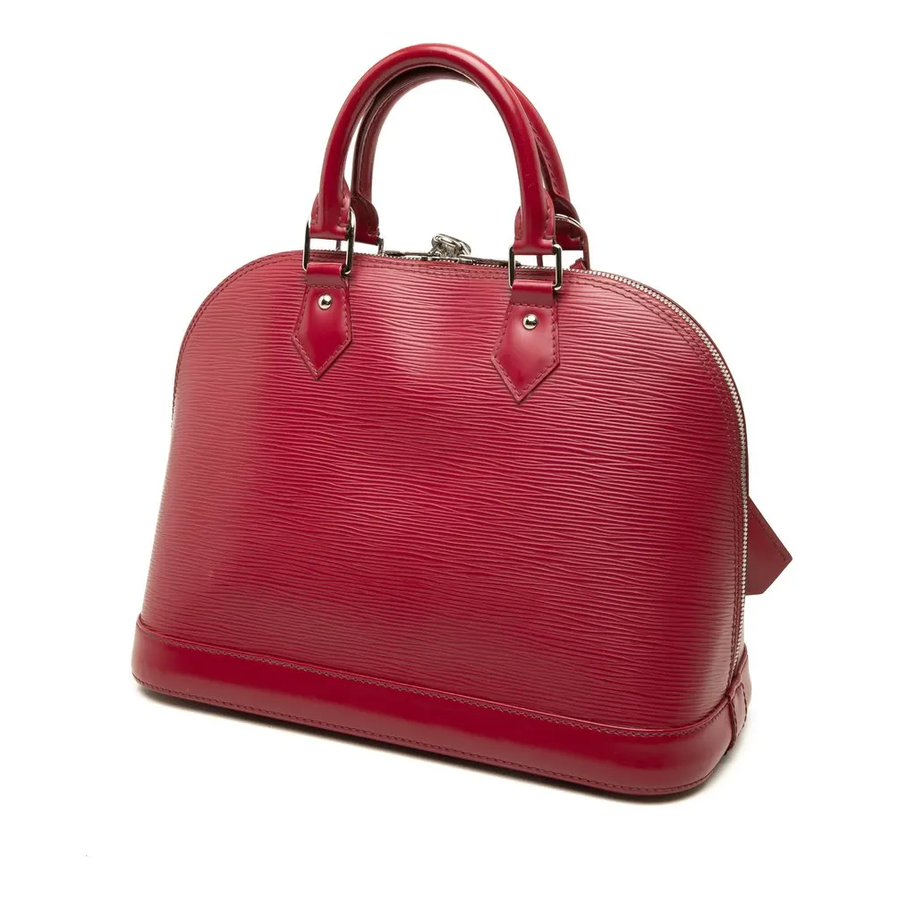 Louis Vuitton Epi Alma PM Red Leather Good - Back View