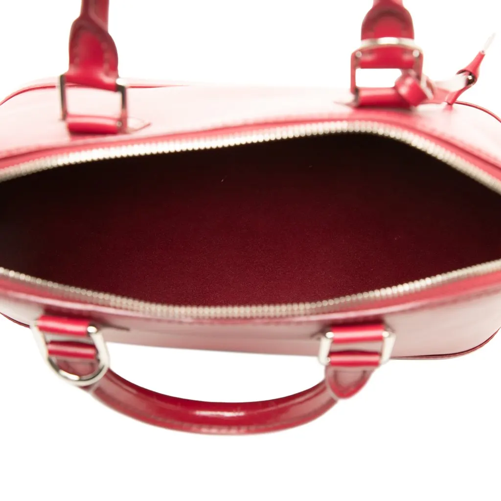 Louis Vuitton Epi Alma PM Red Leather Good - Model View