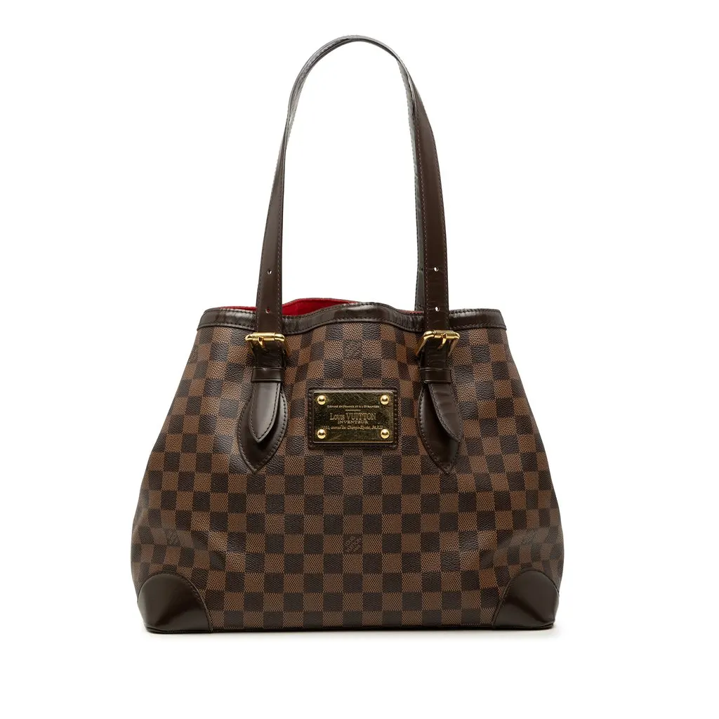 Louis Vuitton Damier Ebene Hampstead MM Brown Very good - Front View