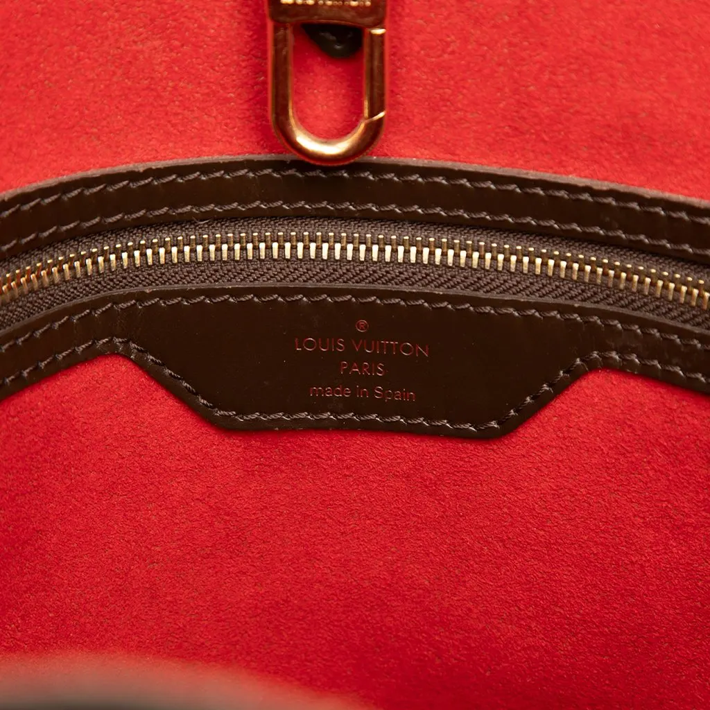 Louis Vuitton Damier Ebene Hampstead MM Brown Very good - Box View