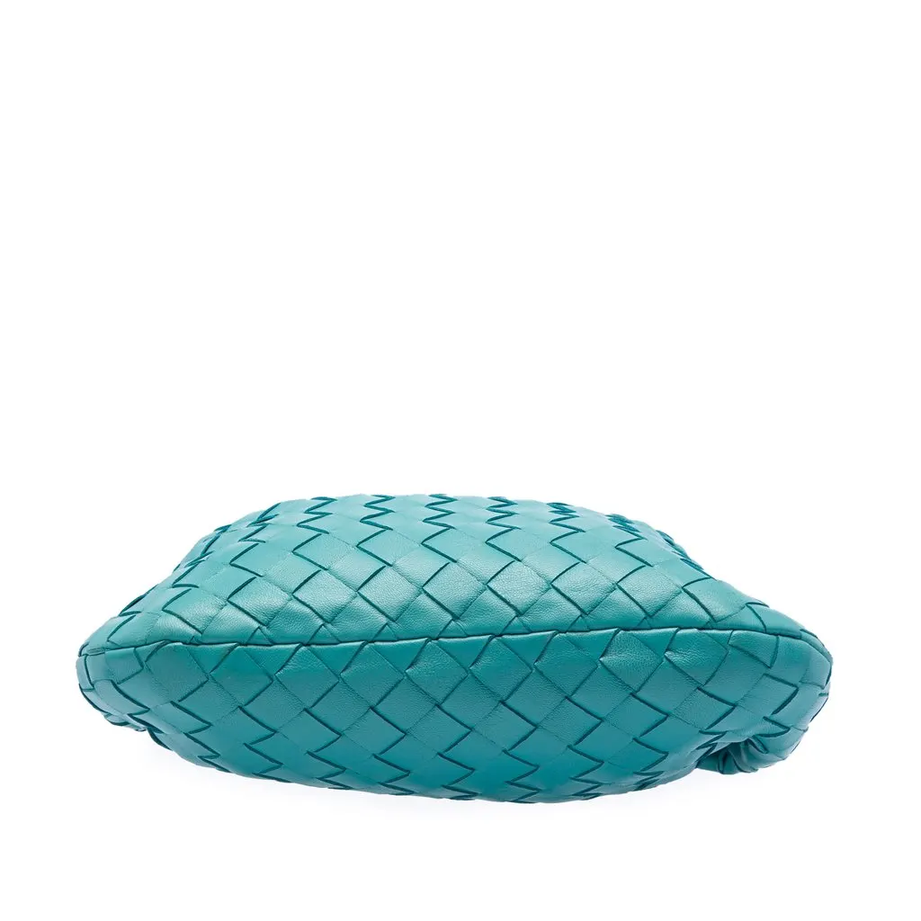 Bottega Veneta Mini Nappa Intrecciato Jodie Blue Leather Good - Inside View