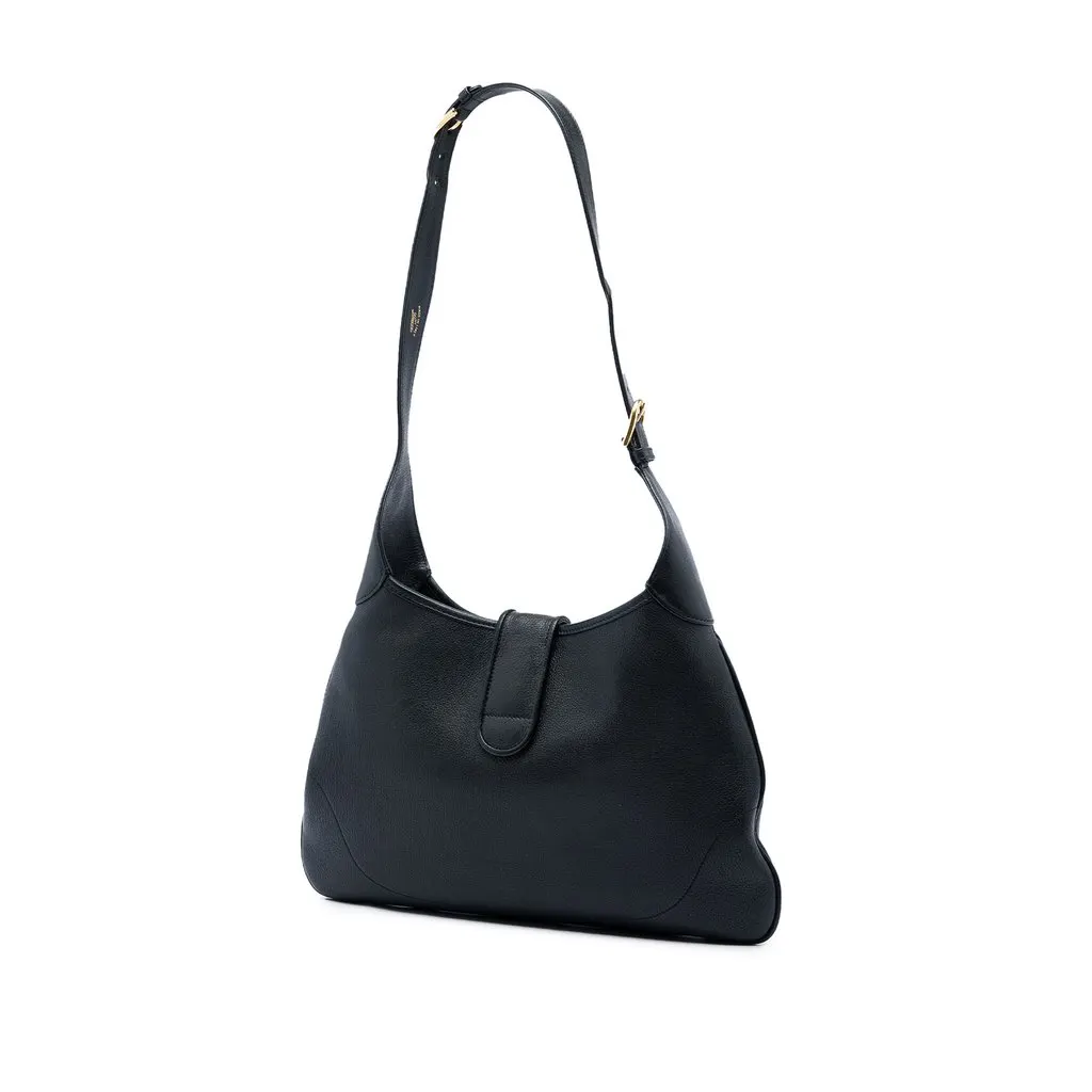 Gucci Medium Leather Aphrodite Crossbody Black Leather Very good - Back View