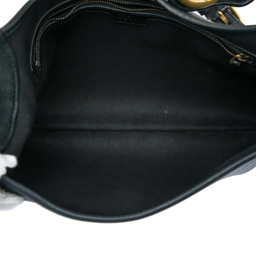 Gucci Medium Leather Aphrodite Crossbody Black Leather Very good - Model View
