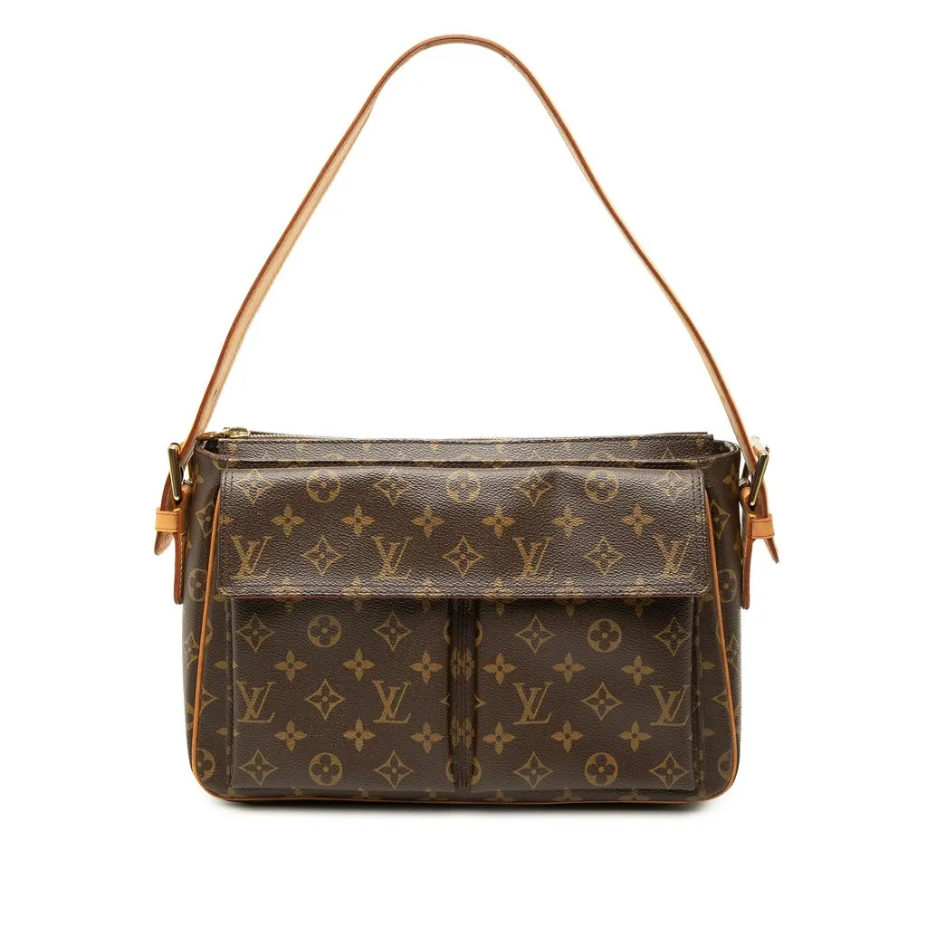 Louis Vuitton Monogram Viva Cite GM Brown Canvas Very good - Front View