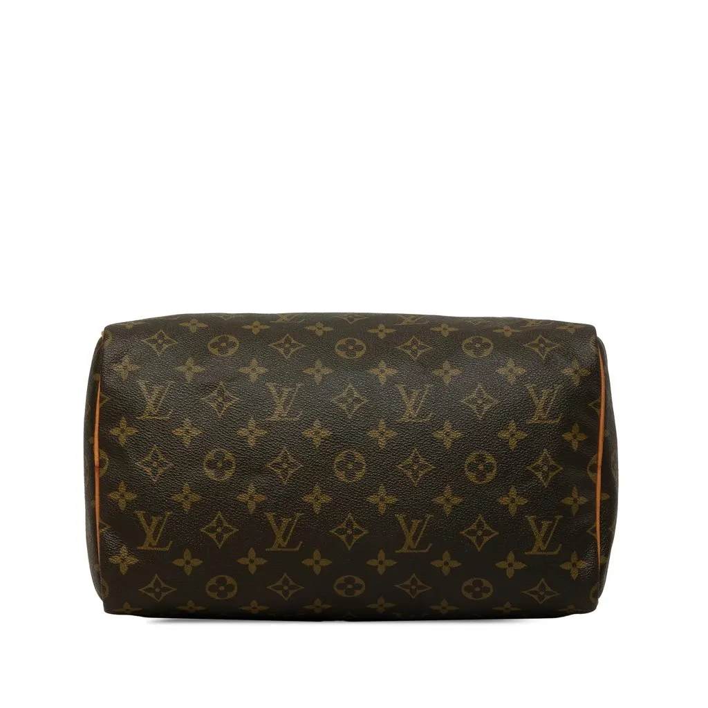 Louis Vuitton Monogram Speedy 30 Brown Canvas Good - Inside View