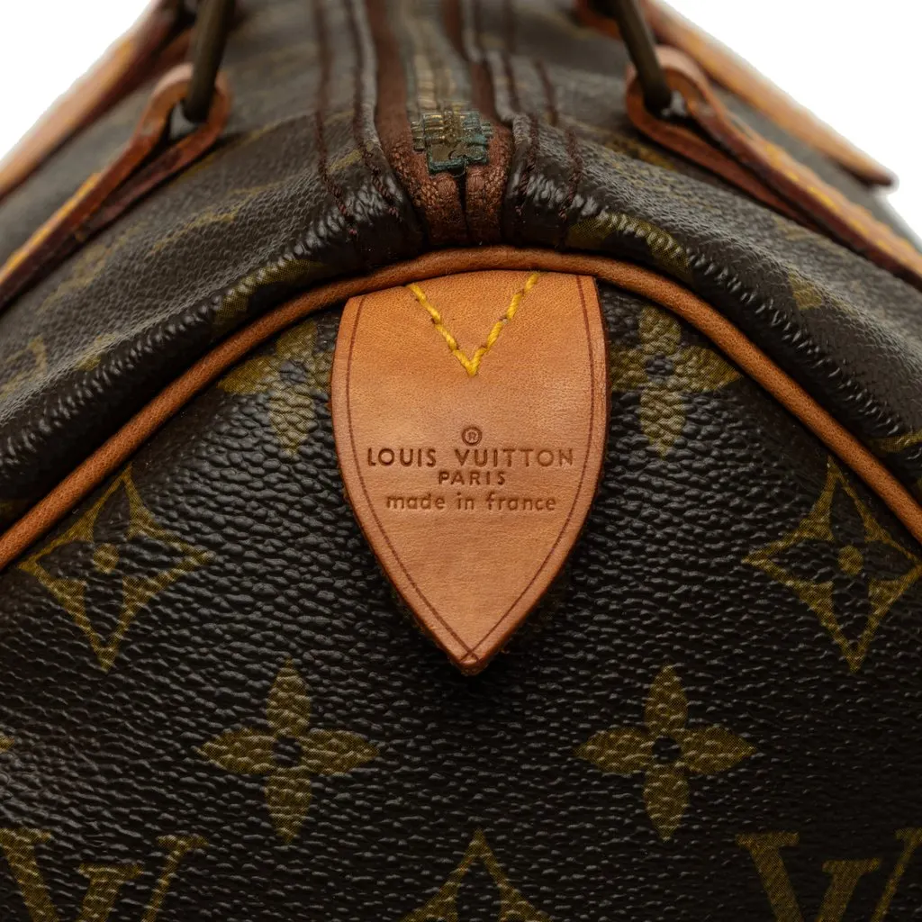 Louis Vuitton Monogram Speedy 30 Brown Canvas Good - Box View