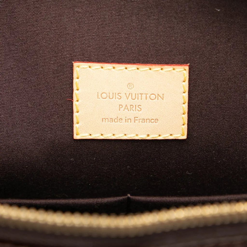 Louis Vuitton Monogram Vernis Alma GM Purple Leather Very good - Box View