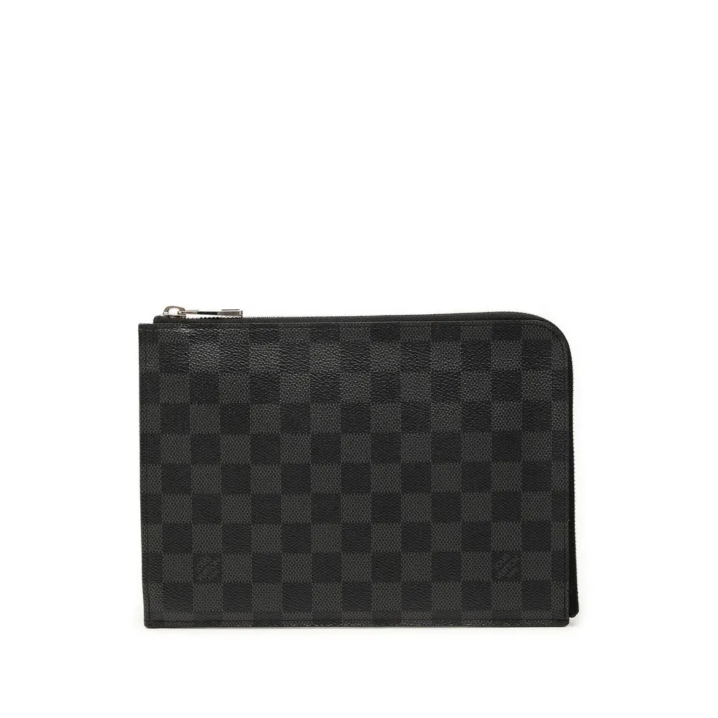 Louis Vuitton Damier Graphite Pochette Jour PM Black Very good - Front View