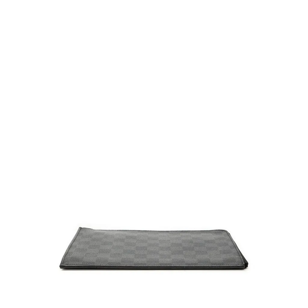 Louis Vuitton Damier Graphite Pochette Jour PM Black Very good - Inside View