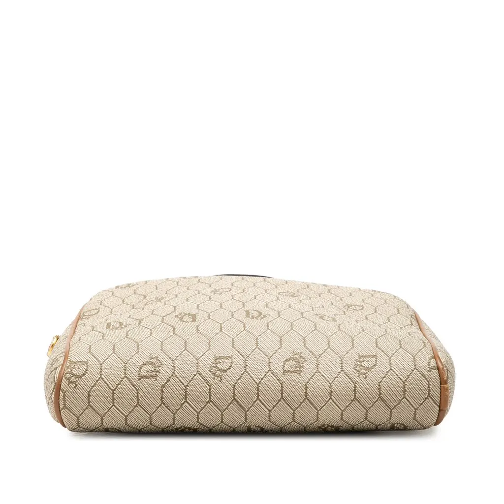 Dior Honeycomb Coated Canvas Crossbody Beige Canvas Very good - Inside View