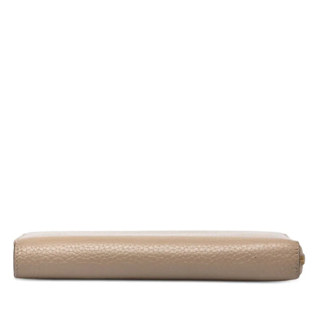 Louis Vuitton Taurillon Comete Zippy Wallet Beige Leather Very good - Inside View