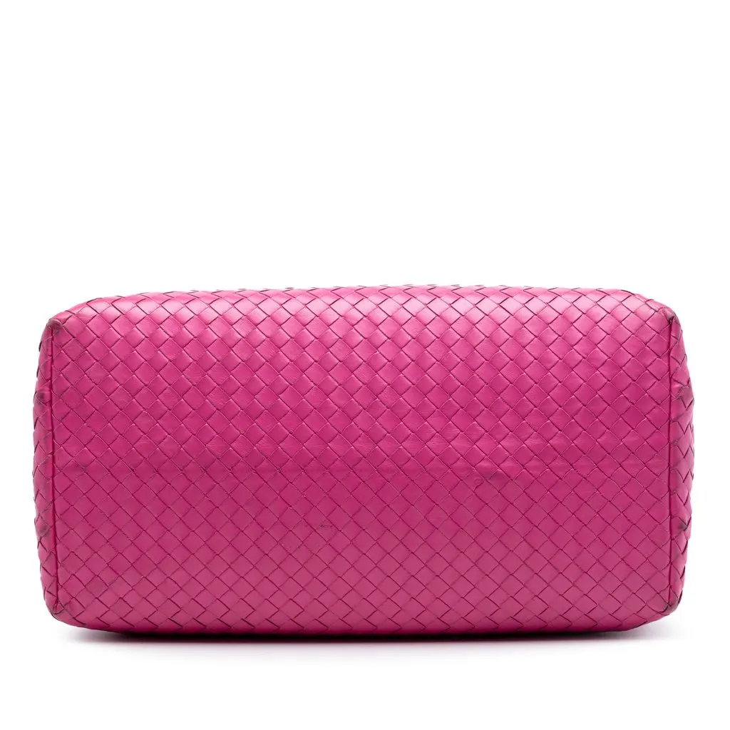 Bottega Veneta Medium Nappa Intrecciato Roma Tote Pink Leather Very good - Inside View