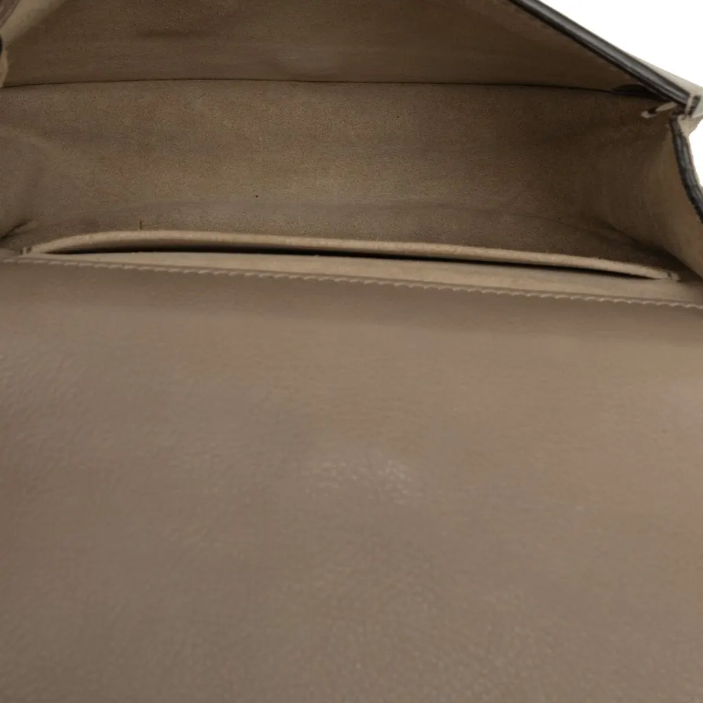 Chloé Medium Leather Nile Bracelet Satchel Brown Leather Good - Model View