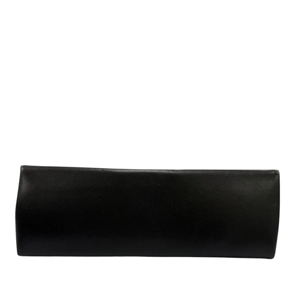 Valentino Calfskin VLogo Cosmetic Pouch Black Leather Very good - Inside View