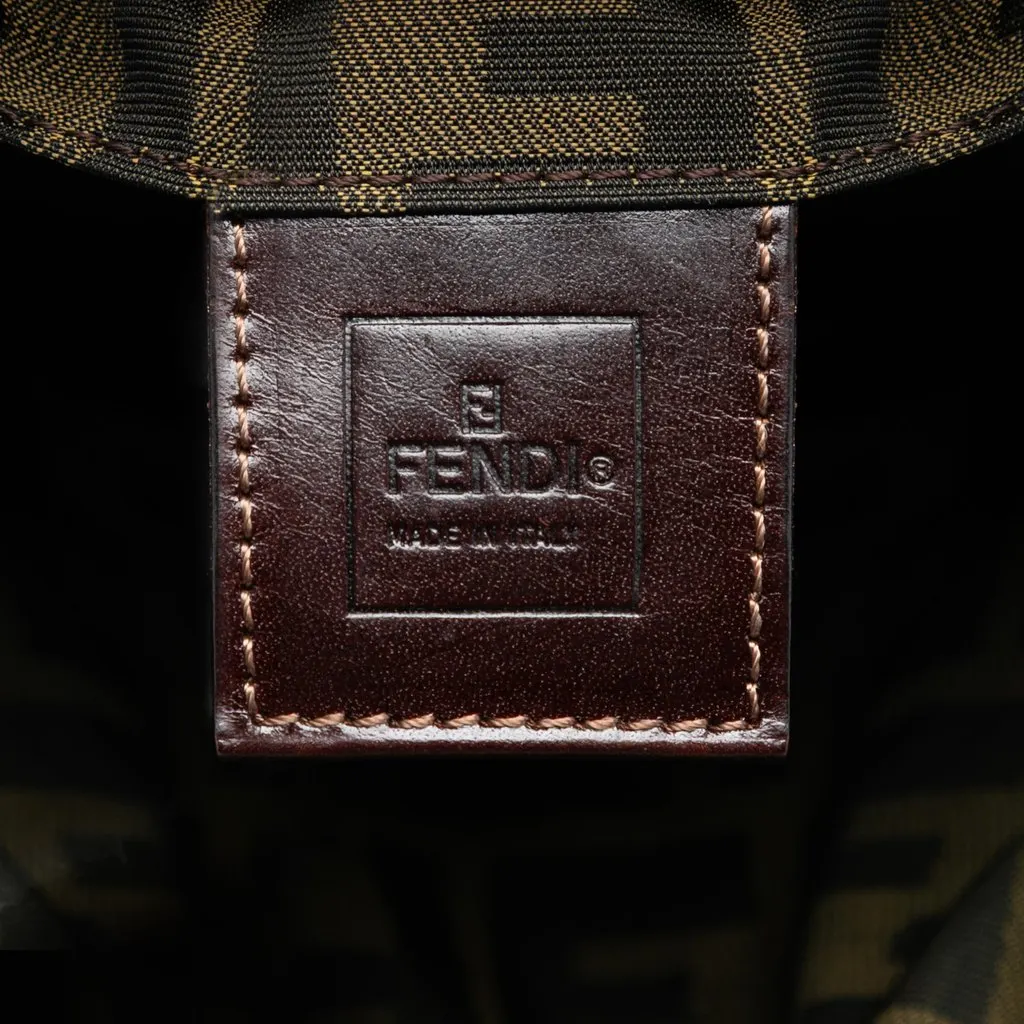 Fendi Zucca Canvas Roma 1925 Travel Bag Brown Canvas Good - Box View
