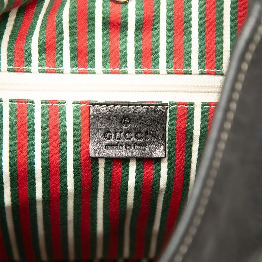 Gucci Calfskin New Britt Hobo Black Leather Good - Box View