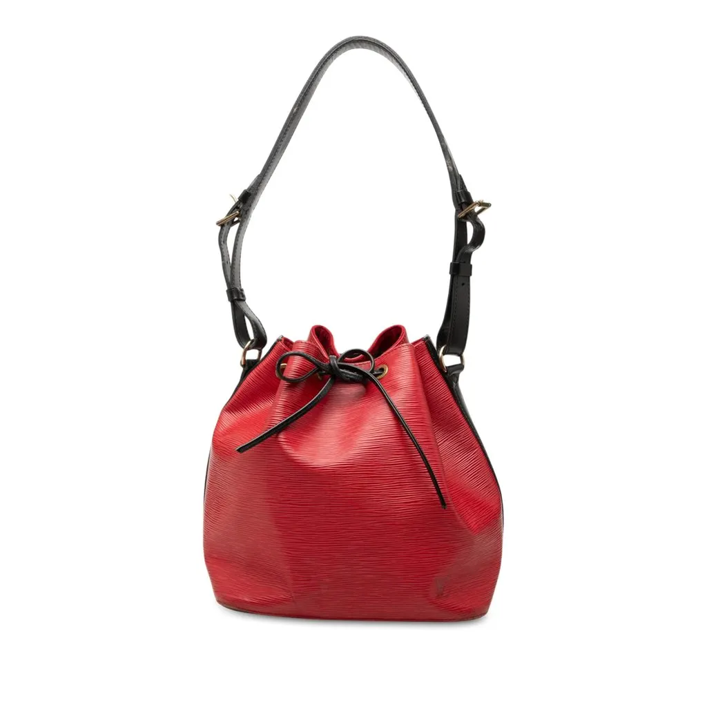 Louis Vuitton Epi Petit Bicolor Noe Red Leather Very good - Front View