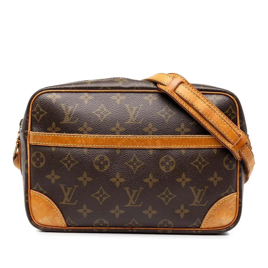 Louis Vuitton Monogram Trocadero 27 Brown Canvas Good - Front View