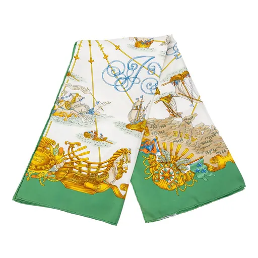 Hermès Voiles دو Lumiere حرير وشاح 90
