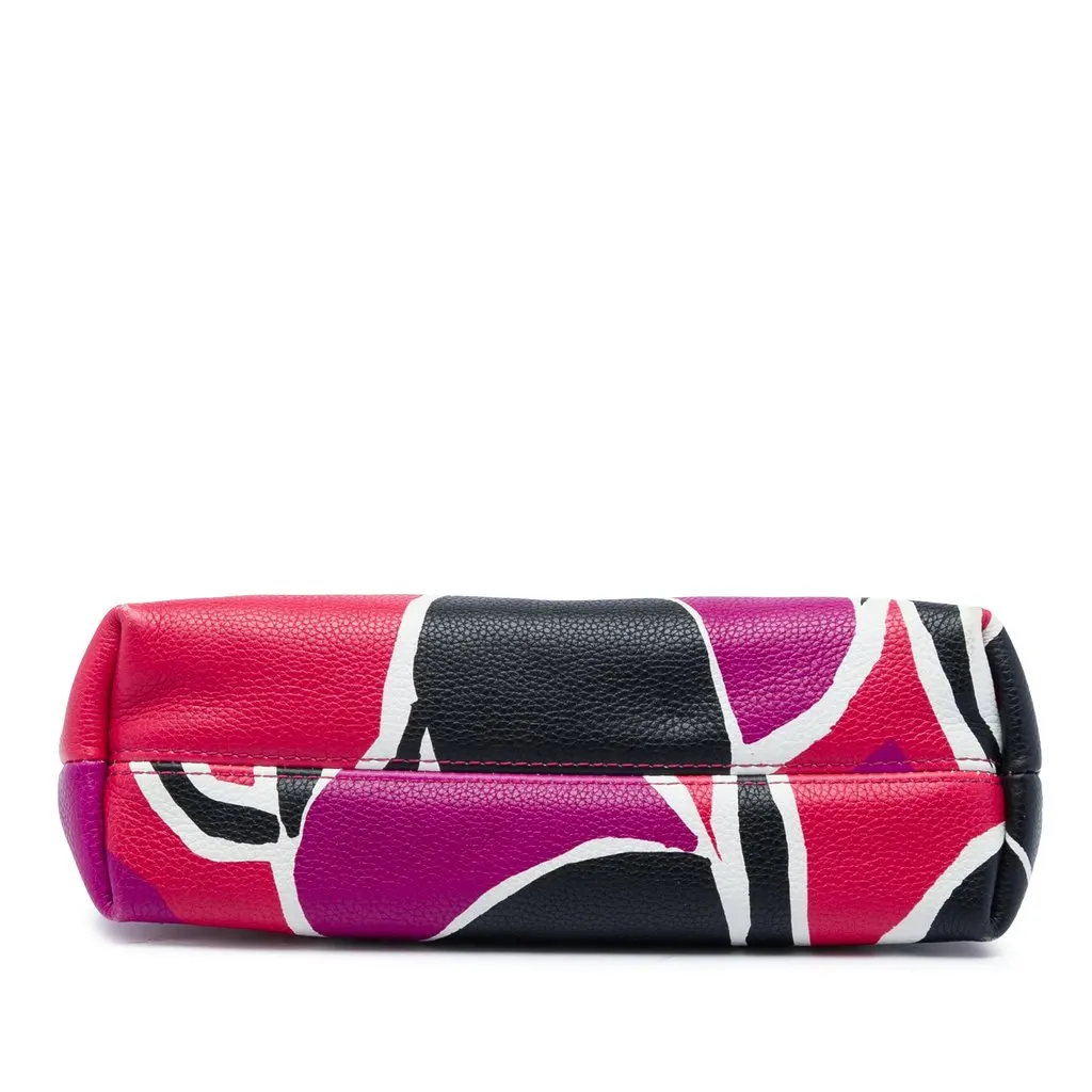 Burberry Prorsum Grained Leather Clutch Pink Leather Very good - Inside View