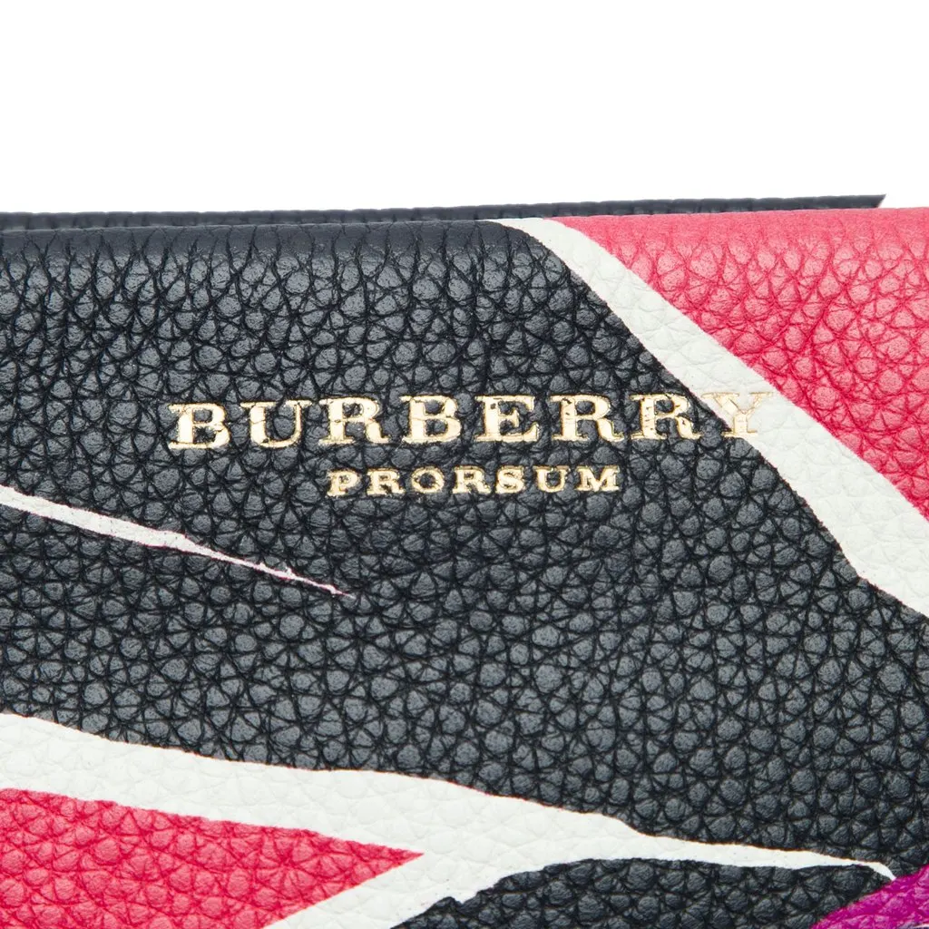 Burberry Prorsum Grained Leather Clutch Pink Leather Very good - Box View