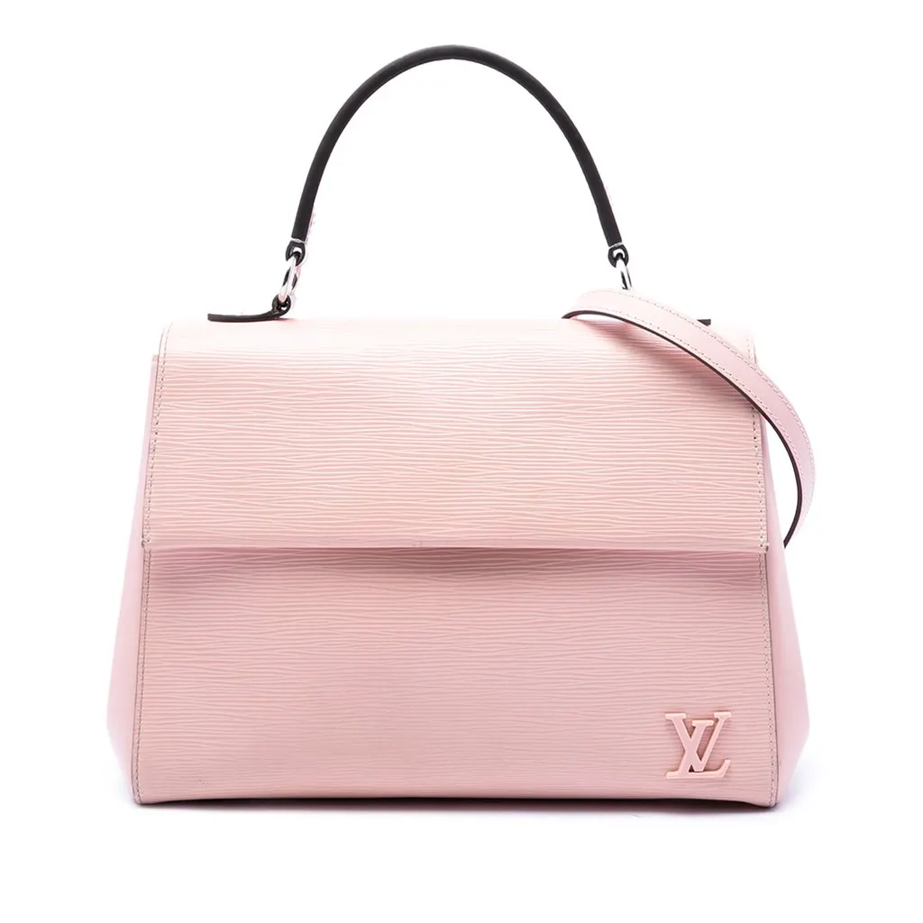 Louis Vuitton Epi Cluny MM Pink Leather Very good - Front View