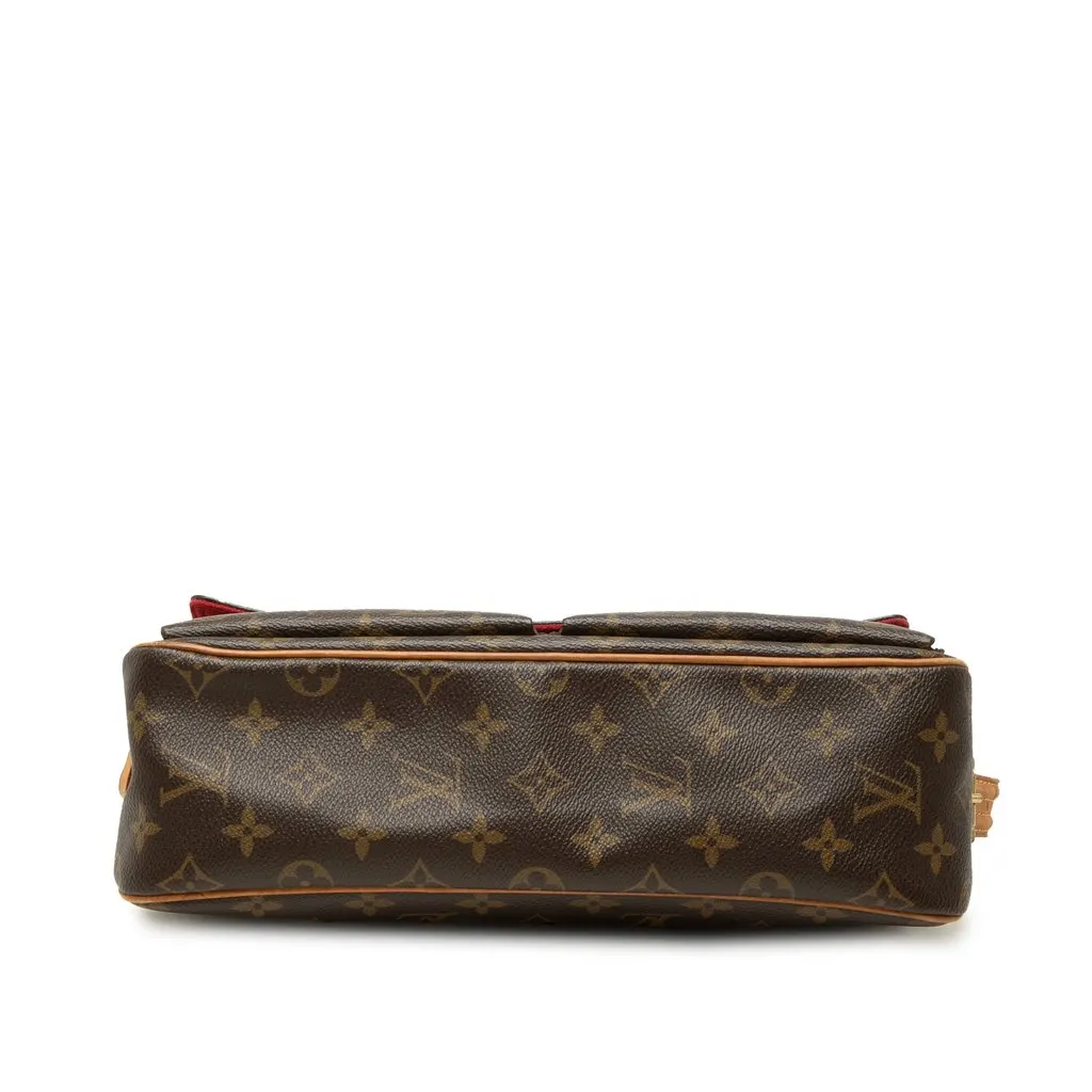 Louis Vuitton Monogram Viva Cite MM Brown Canvas Good - Inside View