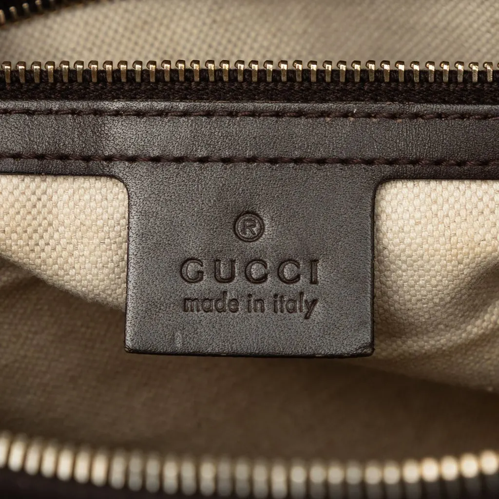 Gucci Medium GG Canvas Web Joy Boston Bag Beige Very good - Box View
