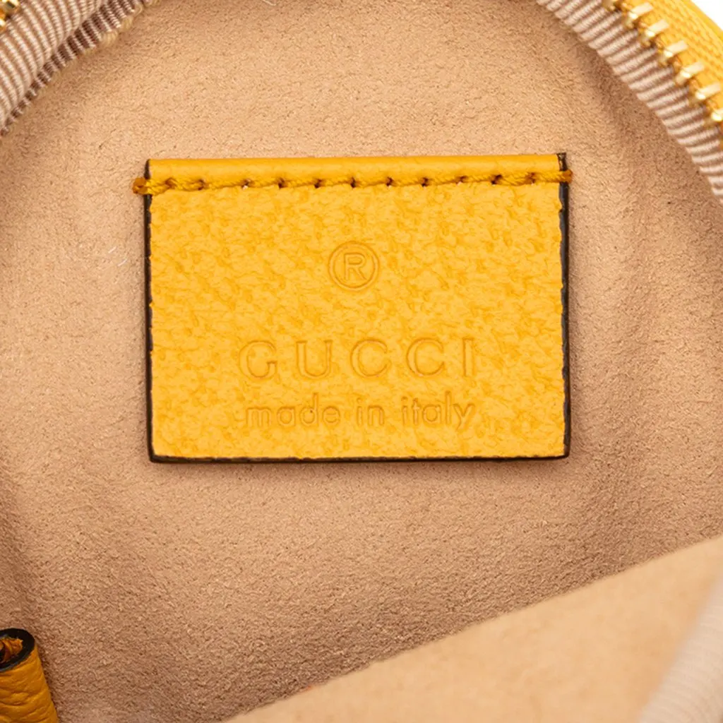 Gucci GG Supreme Flora Web Ophidia Coin Case Beige Canvas Very good - Box View