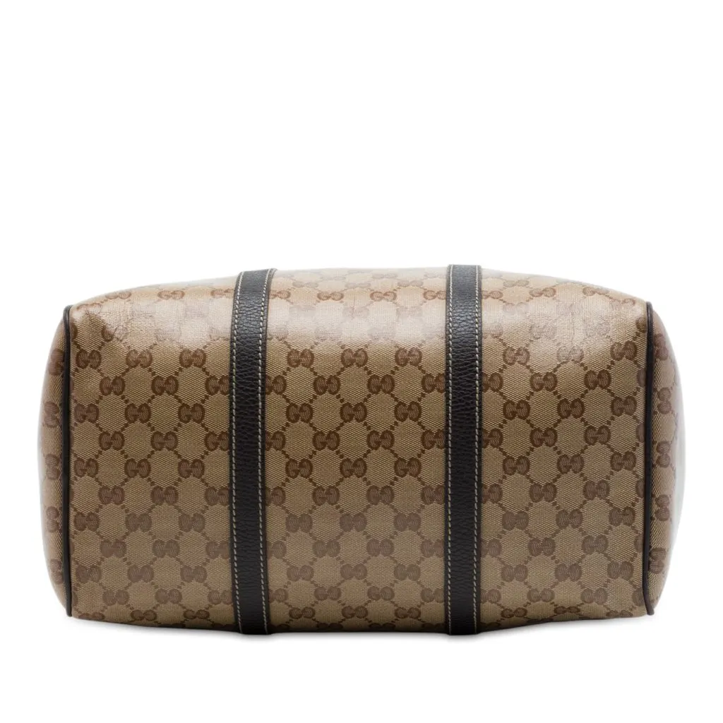 Gucci Medium GG Crystal Joy Boston Bag Beige Very good - Inside View