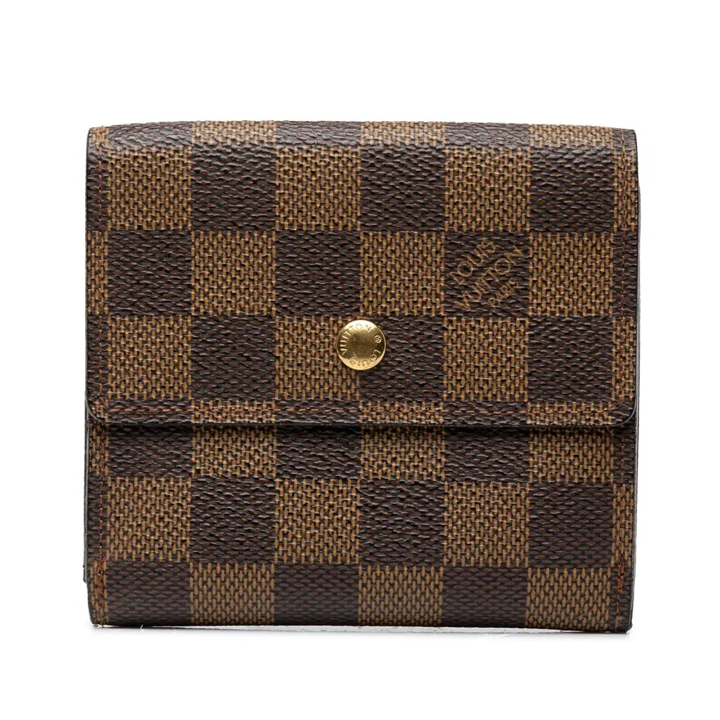 Louis Vuitton Damier Ebene Portefeuille Elise Wallet