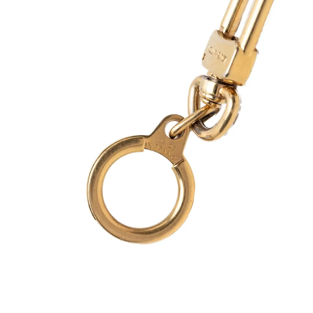 Louis Vuitton Gold Plated Bolt Extender Key Ring Gold Metal Very good - Inside View