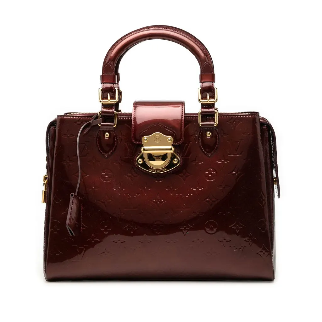 Louis Vuitton Monogram Vernis Melrose Avenue Red Leather Very good - Front View