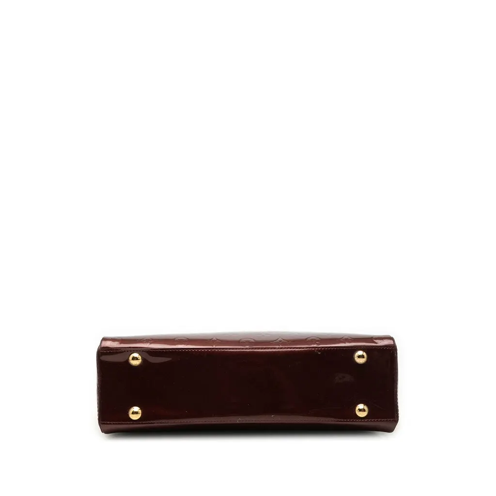 Louis Vuitton Monogram Vernis Melrose Avenue Red Leather Very good - Inside View