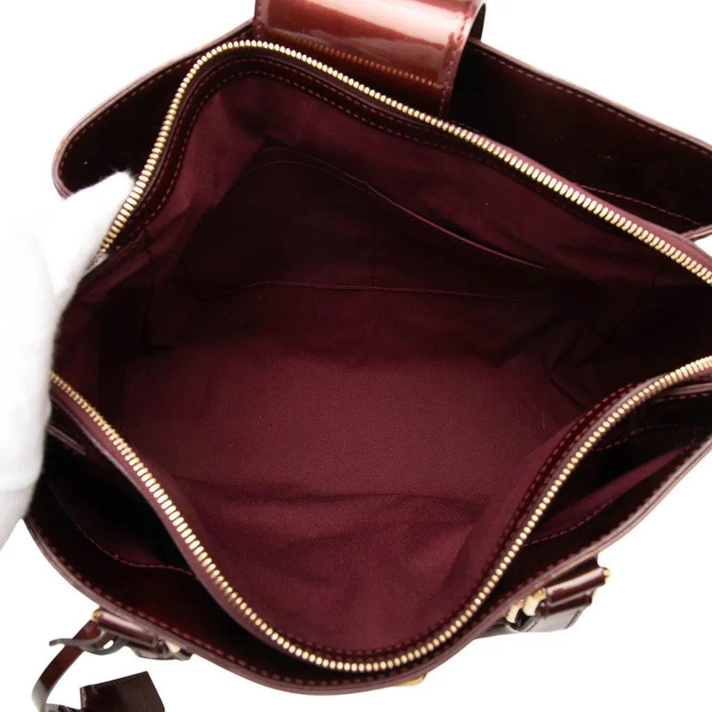 Louis Vuitton Monogram Vernis Melrose Avenue Red Leather Very good - Model View