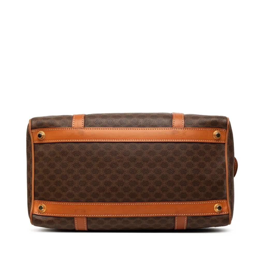 Celine Macadam Coated Canvas Boston Bag Brown Very good - Inside View