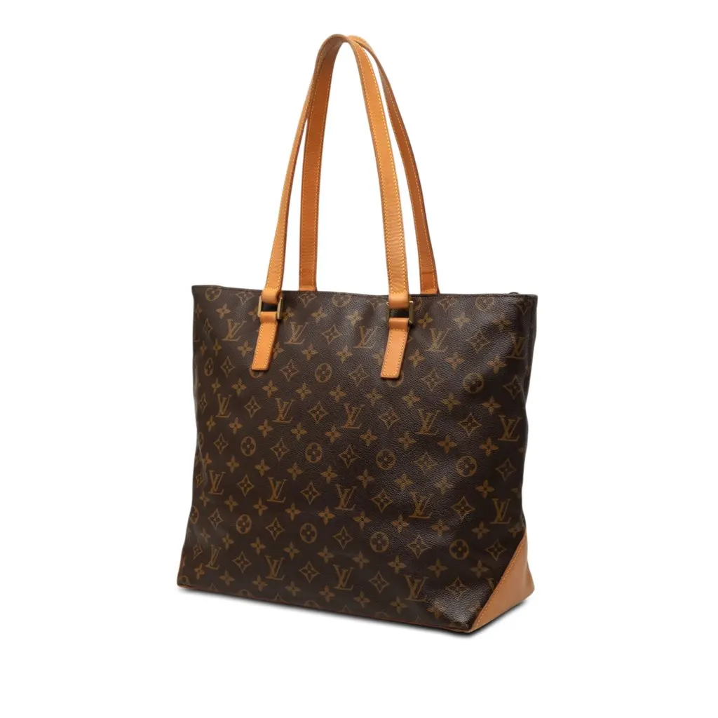 Louis Vuitton Monogram Cabas Mezzo Brown Very good - Back View