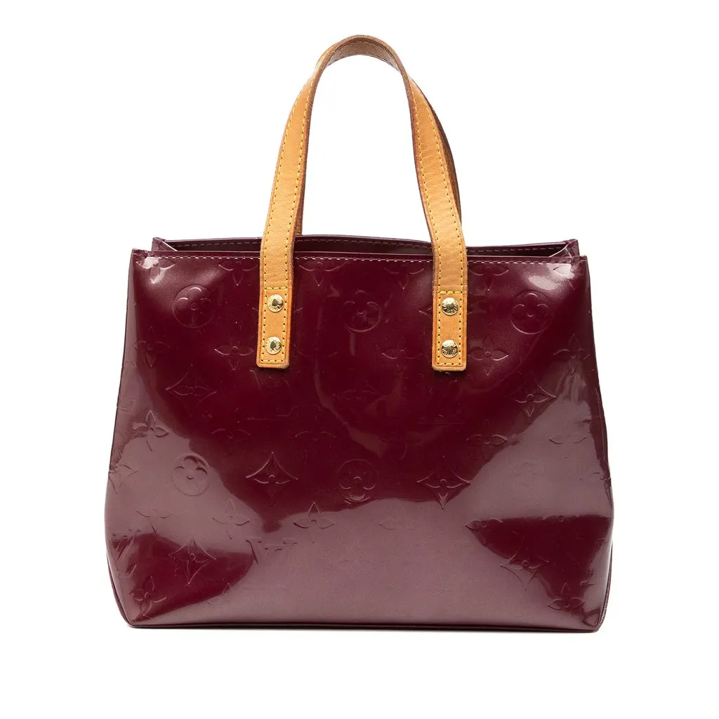 Louis Vuitton Monogram Vernis Reade PM Purple Leather Good - Front View