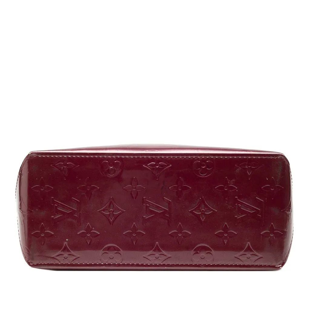 Louis Vuitton Monogram Vernis Reade PM Purple Leather Good - Inside View