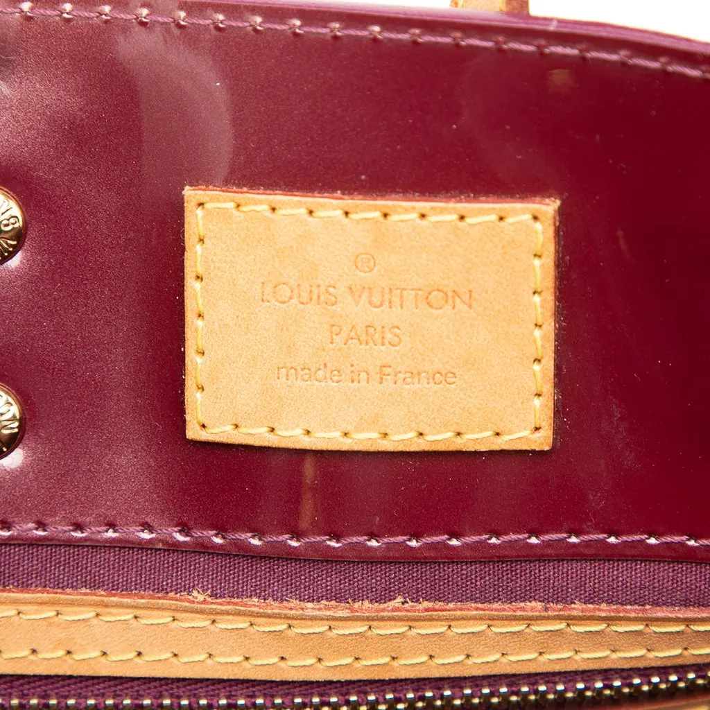 Louis Vuitton Monogram Vernis Reade PM Purple Leather Good - Box View