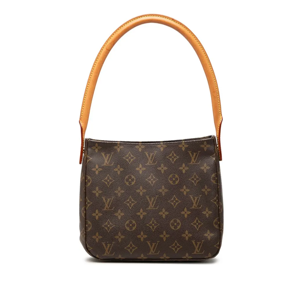 Louis Vuitton Monogram Looping MM Brown Canvas Very good - Front View
