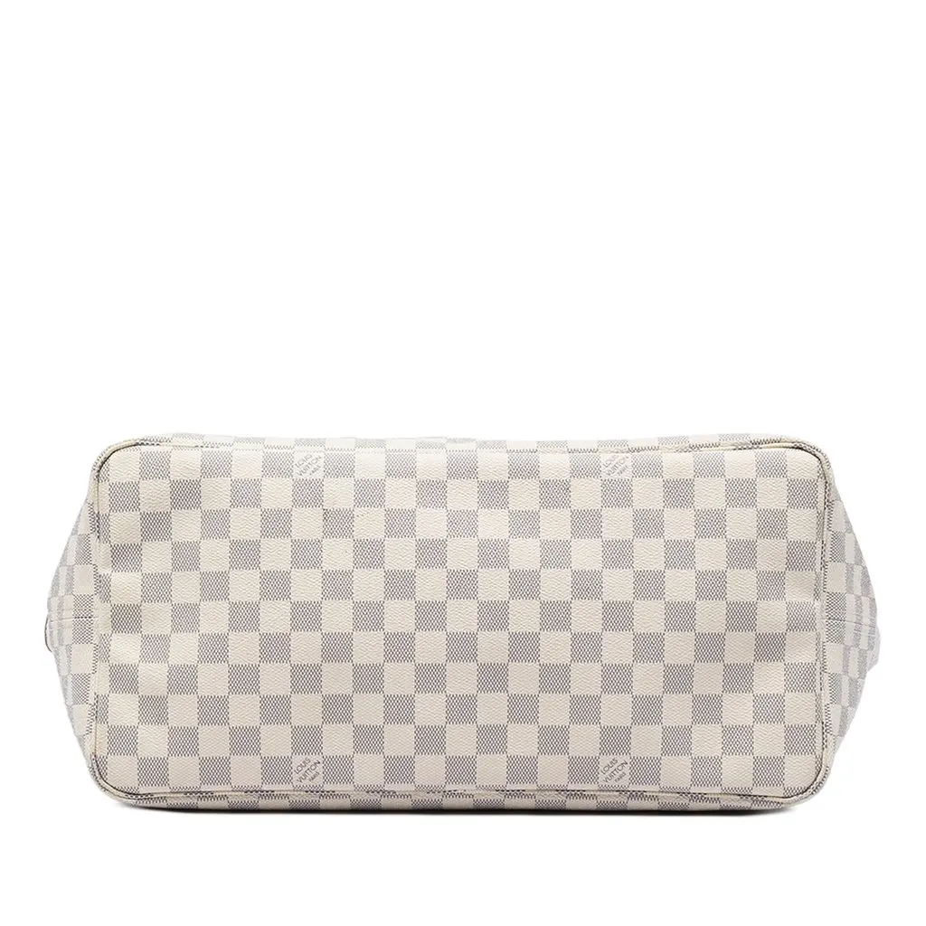 Louis Vuitton Damier Azur Neverfull GM White Canvas Very good - Inside View