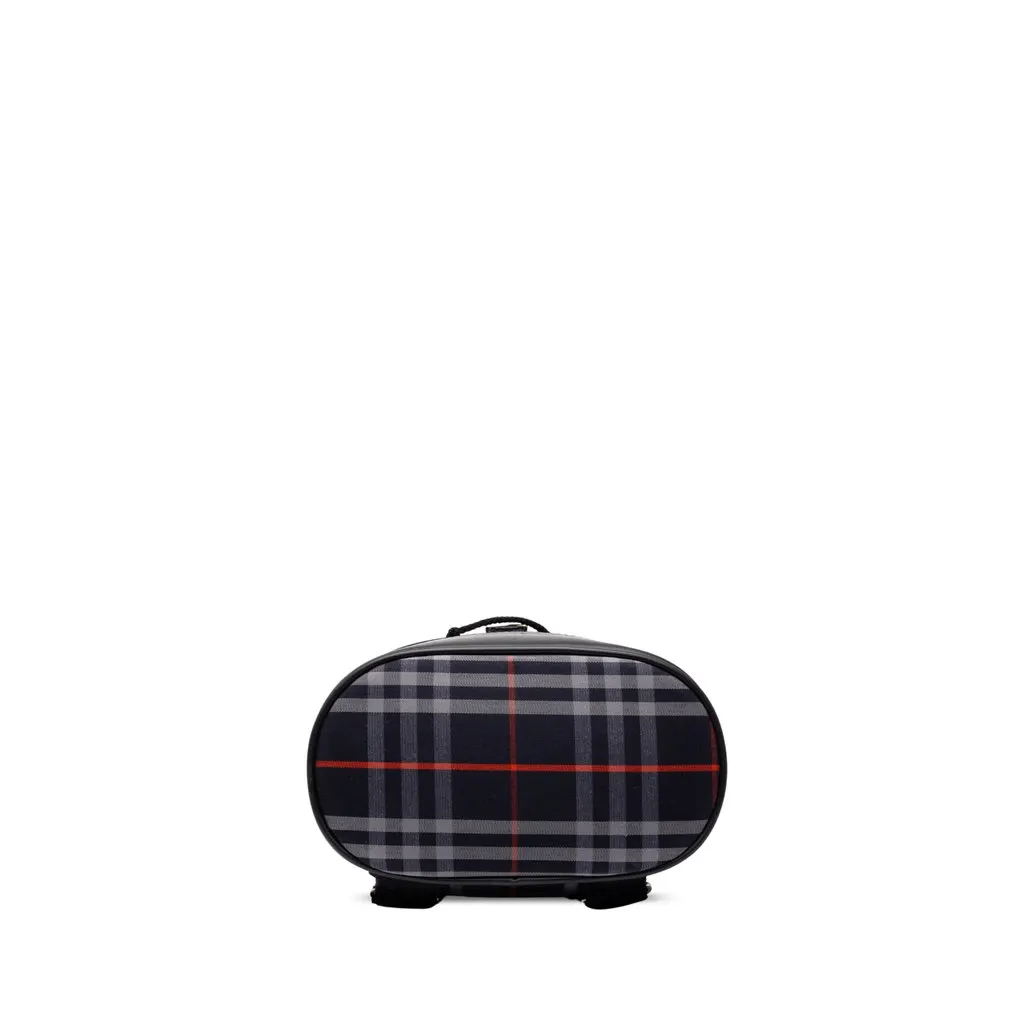 Burberry House Check Canvas Backpack Blue Canvas Very good - Inside View