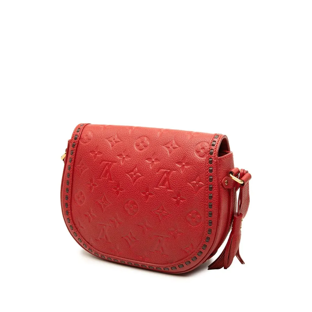 Louis Vuitton Monogram Empreinte Junot Red Leather Very good - Back View