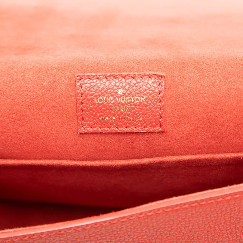 Louis Vuitton Monogram Empreinte Junot Red Leather Very good - Box View